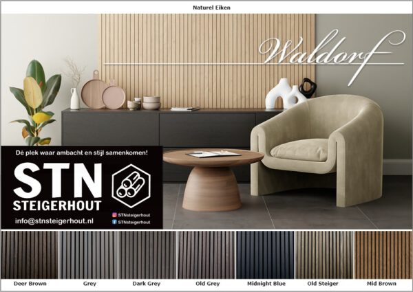 BAR ACOUSTIC Eiken Naturel - Afbeelding 9